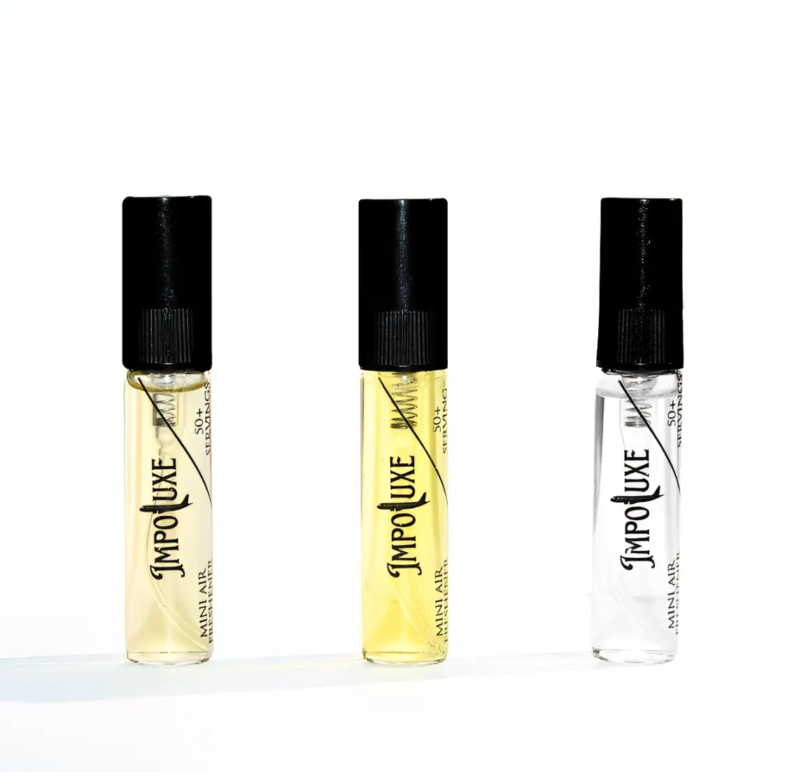 Impoluxe mini air freshener pack of three 3