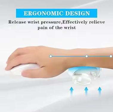 Mouse pad Wrist antislip silicone transparent Wrist brace Support Mat Memory Wrist Mouse Pad Computer Laptop keyboard Mat - Image 6