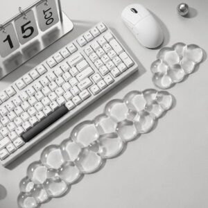 Mouse pad Wrist antislip silicone transparent Wrist brace Support Mat Memory Wrist Mouse Pad Computer Laptop keyboard Mat